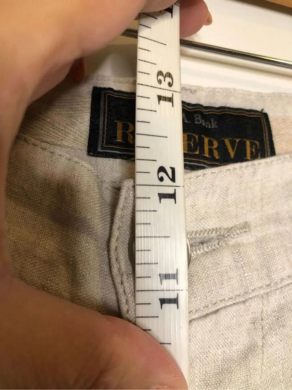 Jos. A. Bank Reserve Collection 100% Linen Shorts Mens 40 Coastal Old Money